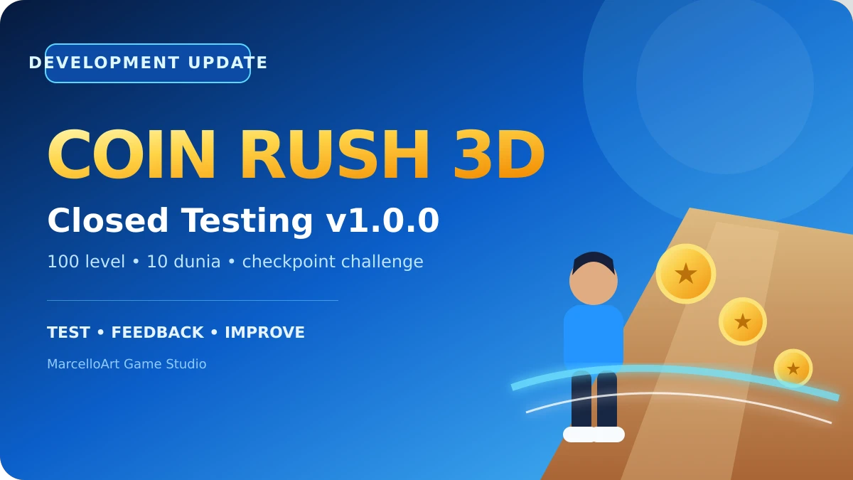 Panduan bergabung closed testing Coin Rush 3D